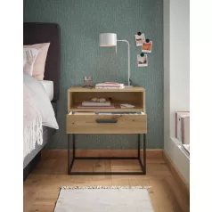 CUDRO II. éjjeliszekrény artisan tölgy színben