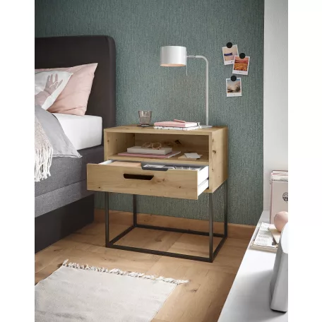 CUDRO II. éjjeliszekrény artisan tölgy színben