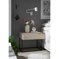 MARLE II. éjjeliszekrény kasmír színben 60 cm