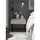 MARLE II. éjjeliszekrény kasmír színben 60 cm