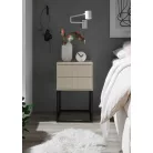 MARLE III. 2 fiókos éjjeliszekrény kasmír színben 40 cm