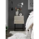 MARLE III. 2 fiókos éjjeliszekrény kasmír színben 40 cm