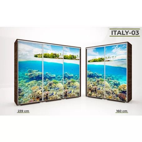 Italy Style gardrób szekrény 160 cm