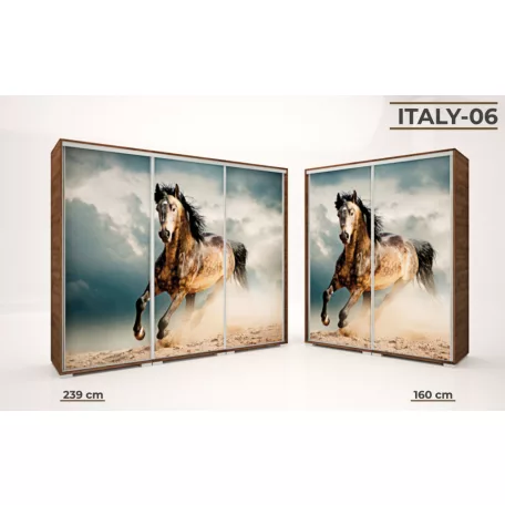 Italy Style gardrób szekrény 160 cm