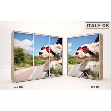 Italy Style gardrób szekrény 160 cm