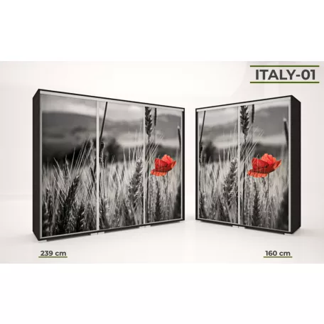 Italy Style gardrób szekrény 239 cm