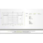 Szandra szekrénysor fiókos