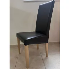 Berta szék, étkezőszék sonoma - barna textilbőr