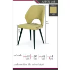 Aspen szék zöld színben