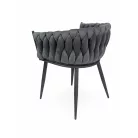 DELUXE szék grafit színben