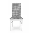 DOLLY szék fehér váz-mintás szövet 