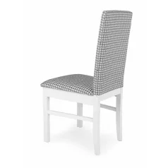DOLLY szék fehér váz-mintás szövet 