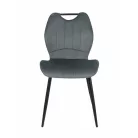 KINGA szék sötétszürke színben