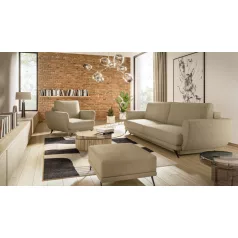 Megis 3f, 1f, pouf lounge ülőgarnitúra szett, bézs