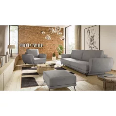 Megis 3f, 1f, pouf lounge ülőgarnitúra szett, szürke