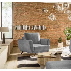 Megis 1f fotel, szürke