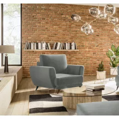 Megis 1f fotel, szürke