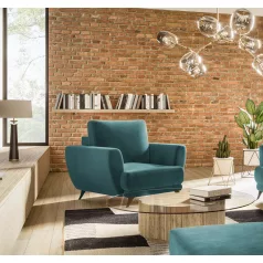 Megis 1f fotel, kék