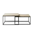 Clar dohányzóasztal, barna