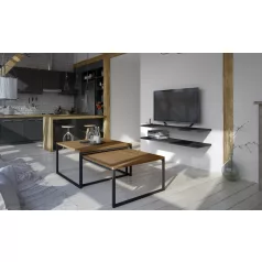 Nevio dohányzóasztal, barna