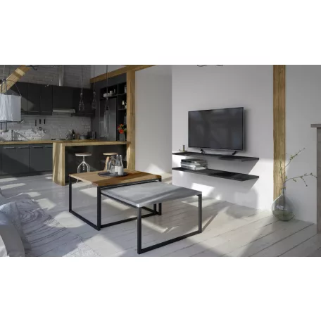 Nevio dohányzóasztal, szürke