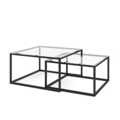 Táblázat cloue dohányzóasztal, üveg