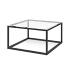 Merala asztal dohányzóasztal, üveg