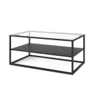 Verto asztal dohányzóasztal, üveg