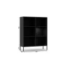 Lanzzi 120 vitrin fekete matt, black matt vitrin, fekete