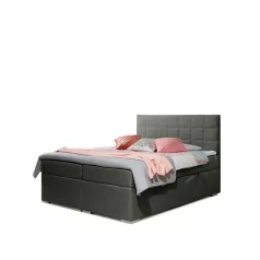 Alice 160x200 boxspring ágy  szürke