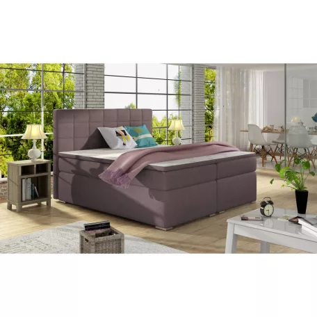 Alice 160x200 boxspring ágy  lila