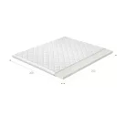 Topper t25 200x200 hipoallergén huzat, fehér