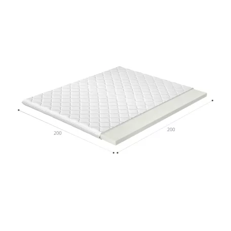 Topper t25 200x200 hipoallergén huzat, fehér