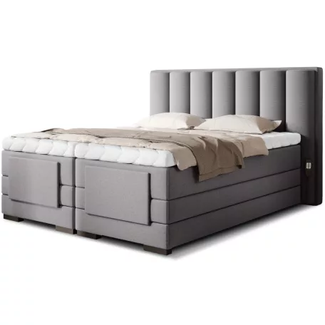 Veros 140x200 boxspring ágy  szürke