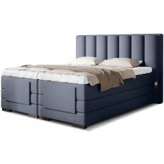 Veros 140x200 boxspring ágy  sötétkék
