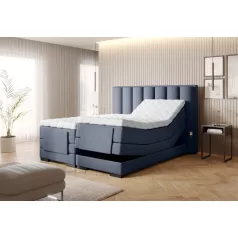 Veros 140x200 boxspring ágy  sötétkék