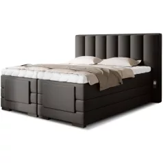 Veros 160x200 boxspring ágy  sötétbarna