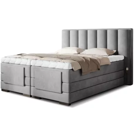 Veros 180x200 boxspring ágy  szürke