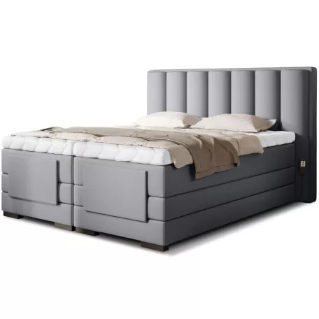 Veros 180x200 boxspring ágy  szürke