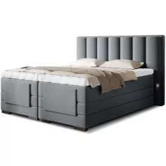 Veros 180x200 boxspring ágy  szürke