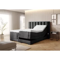 Veros 180x200 boxspring ágy  sötétszürke