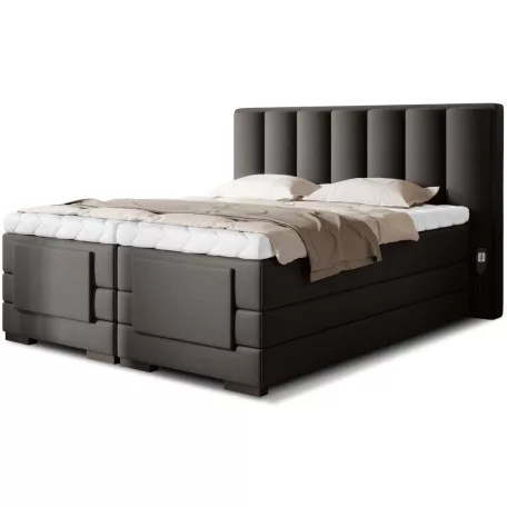 Veros 180x200 boxspring ágy  sötétbarna