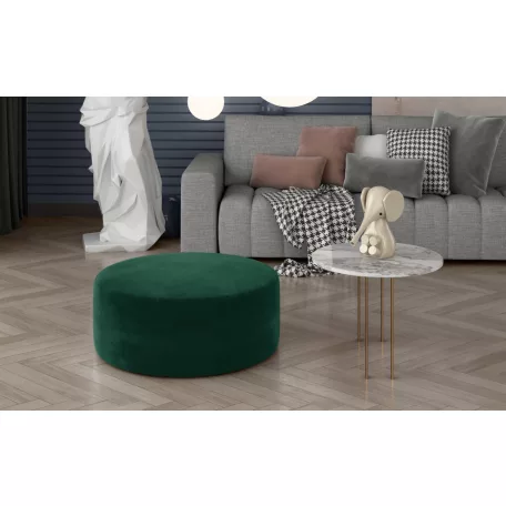 Bero puff, sötétzöld