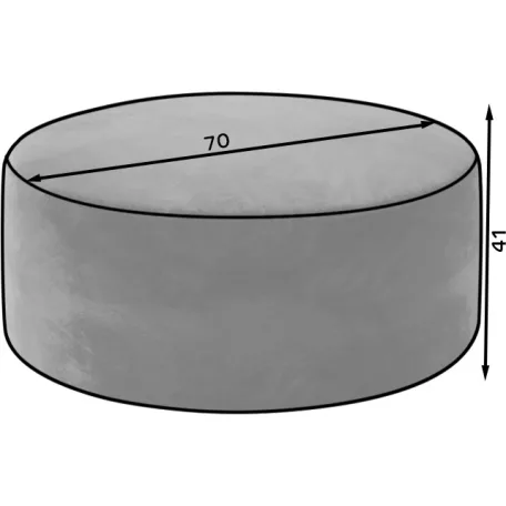 Bero puff, sötétzöld