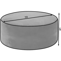 Bero puff, sötétszürke