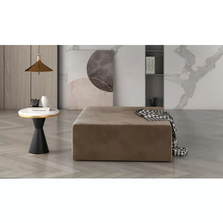 Kelim puff, világosbarna