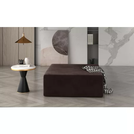 Kelim puff, sötétbarna