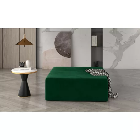 Kelim puff, sötétzöld