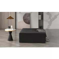 Kelim puff, sötétszürke