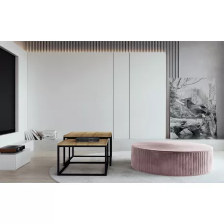 Lara puff, rózsaszín